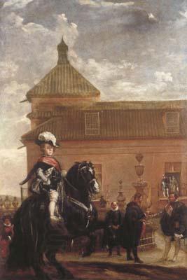 Diego Velazquez Prince Baltasar Carlos with the Count-Duke of Olivares at the Royal Mewa (df01)